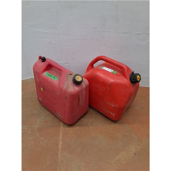 ** (2) Fuel Containers - Five Gallon - PICK UP