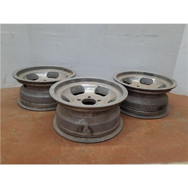 ** (3) Aluminum Rims - 16.5" x 8" - CANNOT SHIP