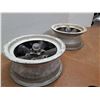 Image 3 : ** (2) Aluminum Rims w/Hub Caps - 16.5" x 8" - CANNOT SHIP