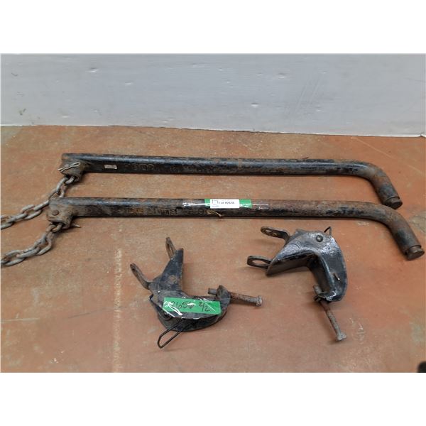 (2) Tow Bars and Brackets 32" x 5 1/2"  -  CANNOT SHIP
