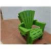 Image 1 : ** Green Children's Lawn Chairs - CANNOT SHIP