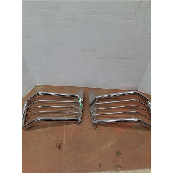 ** Chrome Plated Brush Guards - 17"d x 15"w x 26"l - CANNOT SHIP