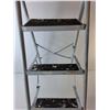 Image 3 : 3 Tier Metal Step Stool Approx. 4 Ft. Tall x 14.25" Wide - Cannot Ship