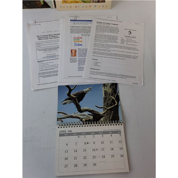 (2) Norman Rockwell Books, (2) Piano Books, Misc.