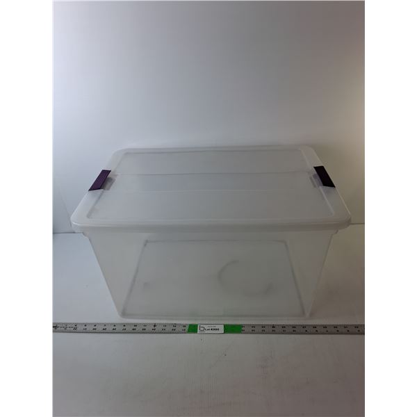 Sterilite Plastic Tote 23.25" x 16" x 13", PICK UP