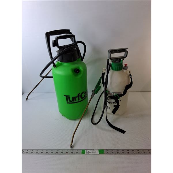 (2) Fertilizer Sprayers Up to 22" Tall  -  PICK UP