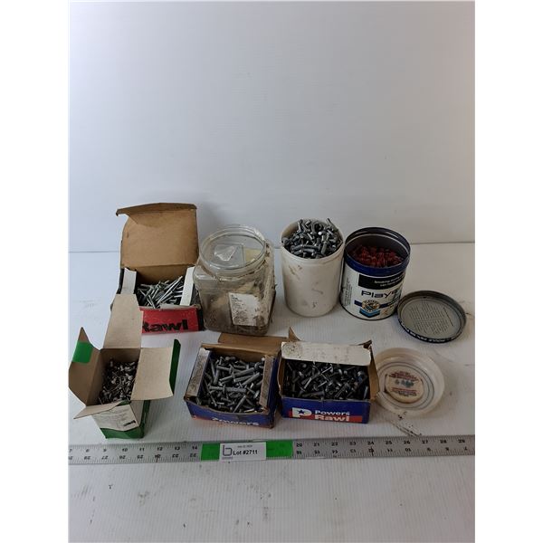 Rivets, Power Fasteners, Hammer Screws, Misc.