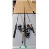 Image 1 : *(5) Fishing Rods- As Is, Up to 97.5" Long  -  PICK UP