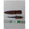 Image 1 : Vintage Military Knife with Sheath 8.25" Long