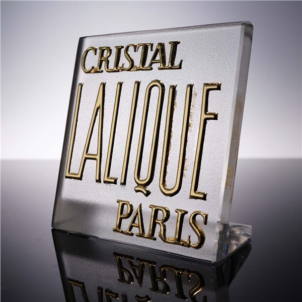 Lalique Crystal Figurine, Cristal Lalique Paris Sign