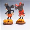 Image 3 : 2pc Anri Disney Figurines, Limited Edition Mickey and Minnie Mouse