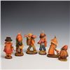 Image 2 : 6pc Anri Wooden Figurines by J. Ferrandiz, Musical & Whimsical