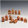 Image 1 : 12pc Anri Hand-Carved Wooden Figurines, Comic Characters