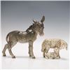 Image 1 : 2pc Goebel Porcelain Figurines, Donkey and Ewe with Lamb