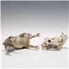 Image 3 : 2pc Goebel Porcelain Figurines, Donkey and Ewe with Lamb