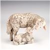 Image 6 : 2pc Goebel Porcelain Figurines, Donkey and Ewe with Lamb