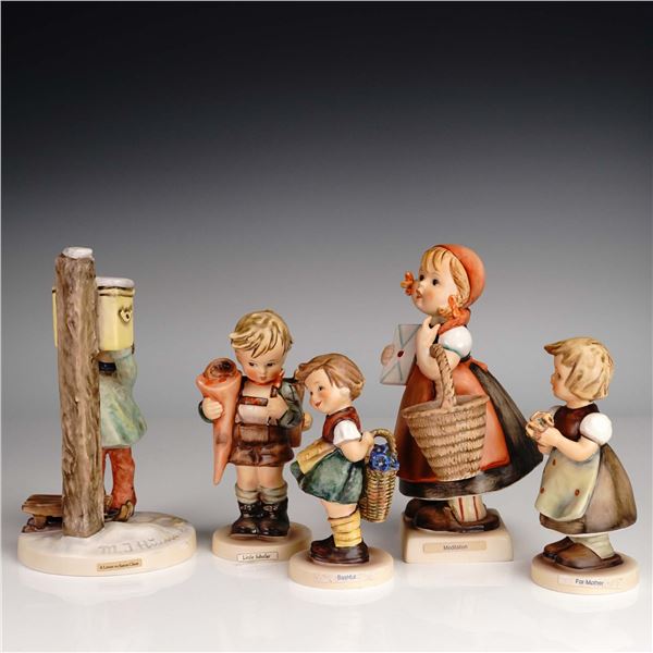 5pc Goebel Hummel Porcelain Figurines