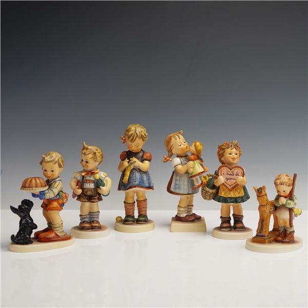 6pc Goebel Hummel Porcelain Figurines