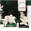 Image 2 : 26pc Snowbabies Bisque Ornament Figurines with Boxes