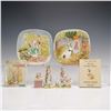 Image 1 : 7pc Beswick Beatrix Potter Figurines, Plates, Book and Sachet