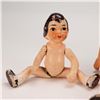 Image 2 : 5pc Pre War Japanese Bisque Dolls with Jointed Arms