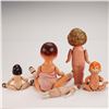 Image 6 : 5pc Pre War Japanese Bisque Dolls with Jointed Arms