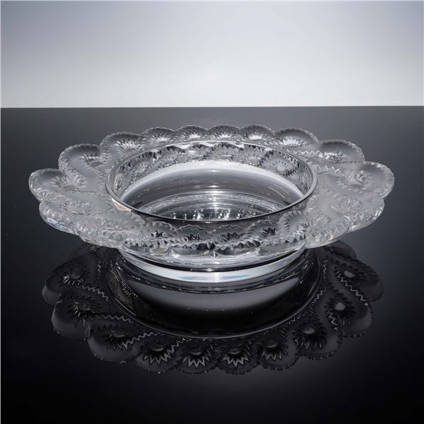 Lalique Crystal Auriac Center Bowl
