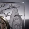 Image 6 : Lalique Crystal Desk Clock, Inseparables