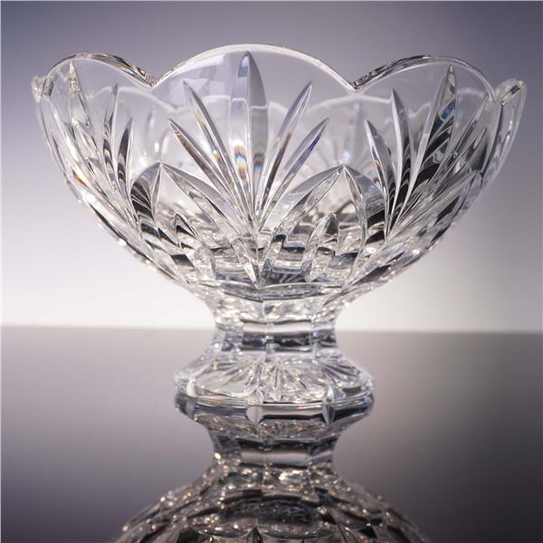Marquis by Waterford Crystal Footed Bowl, Canterbury Pattern