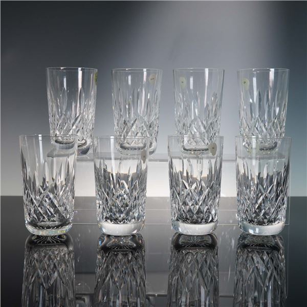 8pc Waterford Crystal Highball Glass Set