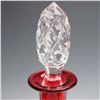 Image 6 : 9pc Cut to Clear Crystal Tumblers and Decanter Set