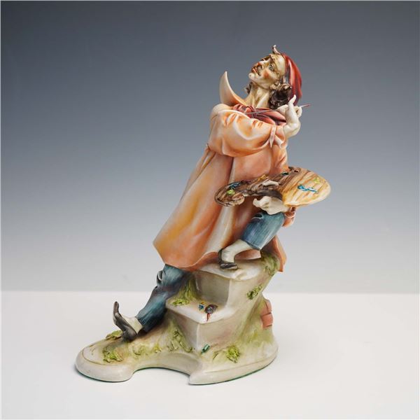 A. Borsato Porcelain Figurine, Italian Artist with Palette