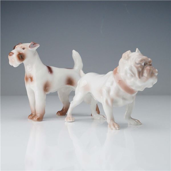 2pc Bing & Grondhal Porcelain Dog Figurines