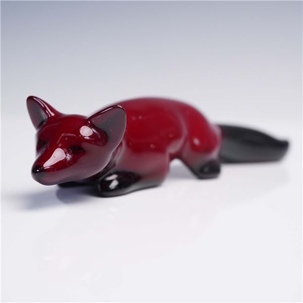 Royal Doulton Flambe Figurine, Fox Stalking - Small HN147A-1