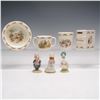 Image 1 : 7pc Royal Doulton Bunnykins Tableware and Figurines Set