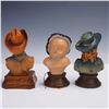 Image 3 : 3pc Anri Bust Sculptures, Signed by Edward Rohn