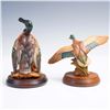 Image 2 : 4pc Anri Bird Woodcarvings by Gunther Granget