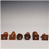 Image 3 : 6pc Anri Hand-Carved Figurine Busts, Limited Edition Set