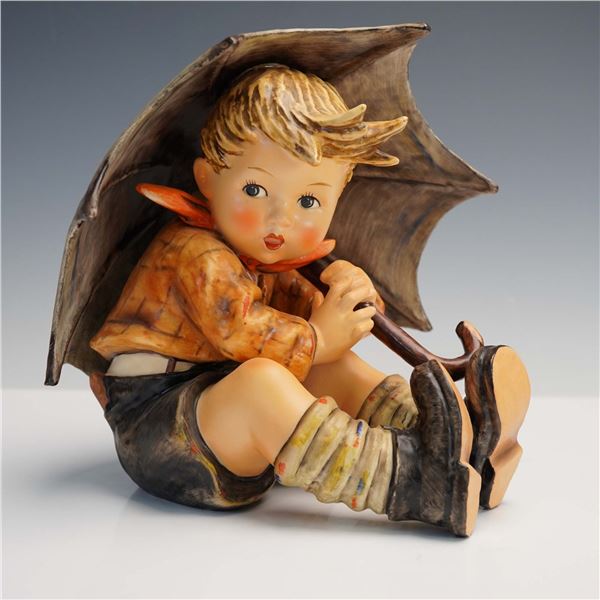 Goebel Hummel Large Figurine, Umbrella Boy