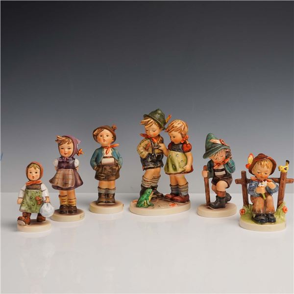 6pc Goebel Hummel Porcelain Figurines