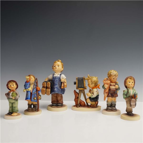6pc Goebel Hummel Porcelain Figurines