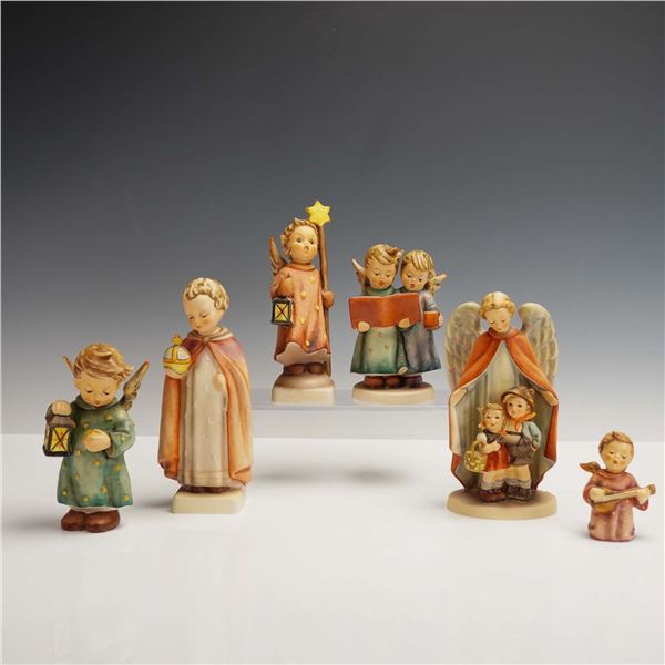 6pc Hummel Goebel Angel Figurines Including Star Lantern and Duet