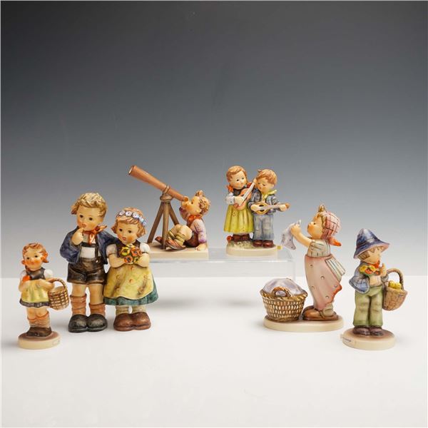 6pc Hummel Goebel Figurines Featuring Telescope and Musicians