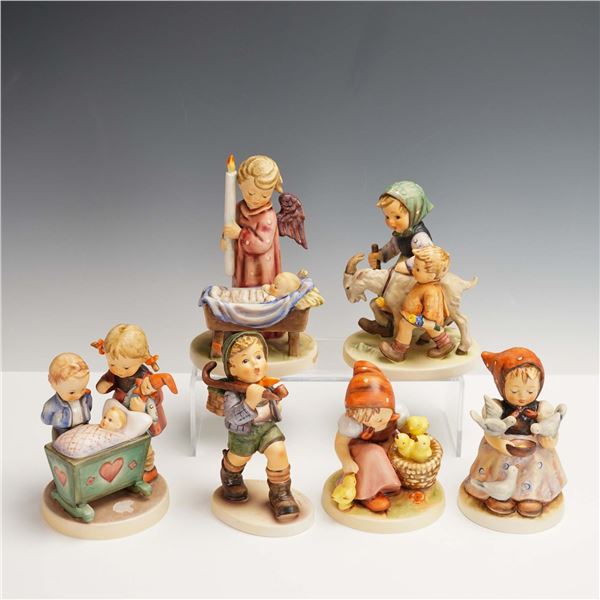 6pc Goebel Hummel Porcelain Figurines Collection