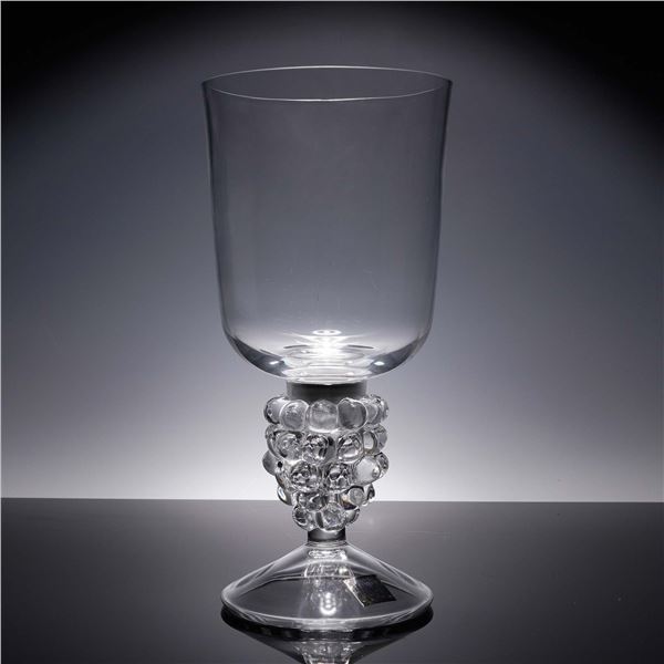 Lalique Crystal Hurricane Shade, Clos Vougeot