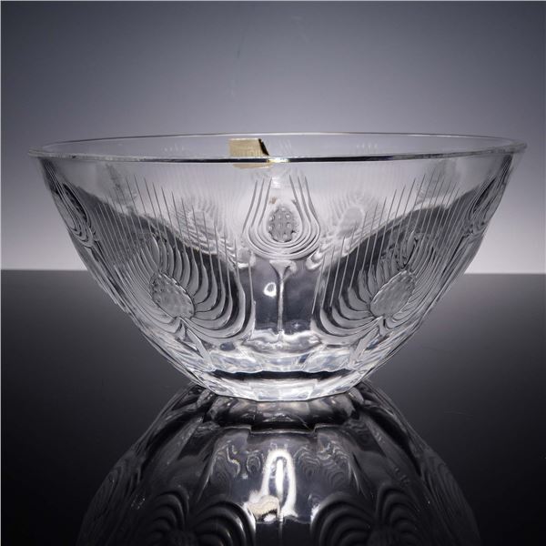 Lalique Crystal Round Bowl, Balmoral