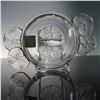 Image 2 : Lalique Crystal Lidded Dish with Lilypad Motif Handles