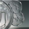 Image 3 : Lalique Crystal Lidded Dish with Lilypad Motif Handles