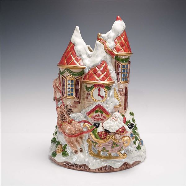 Fitz and Floyd Porcelain Vase, Kris Kringle