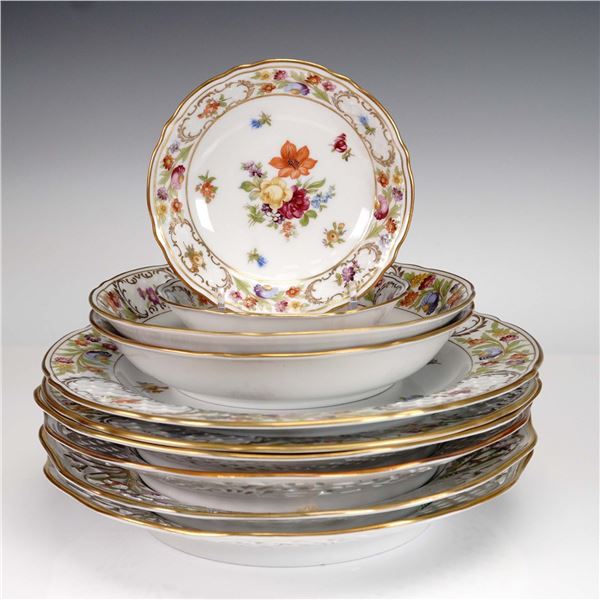 10pc Schumann Arzberg Empress Porcelain Plate and Bowl Assortment